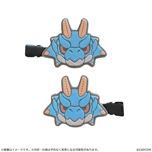 [CC13716] MONSTER HUNTER CHIBI STYLE Flocked Hair Clip: Lagiacrus
