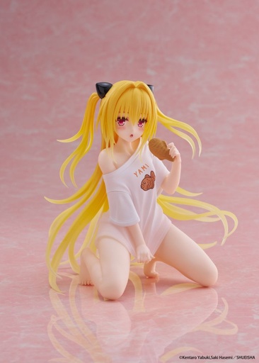 [T40450] To Love-Ru Darkness Desktop Cute Figure - Golden Darkness (Roomwear Ver.)