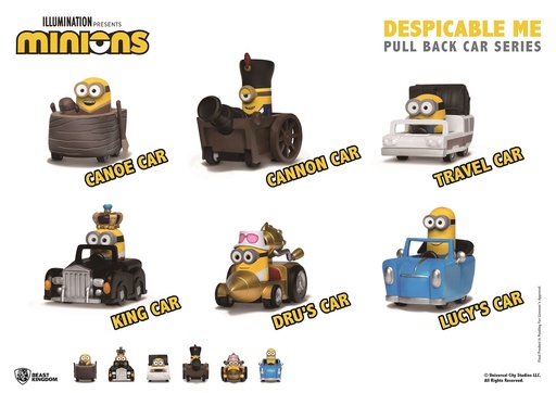 [BK07938] DMS -07 DESPICABLE ME SERIES PULL BACK CAR SET