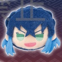 Charamaru "Demon Slayer: Kimetsu no Yaiba" Mascot Badge D: Inosuke Hashibira (True Face)