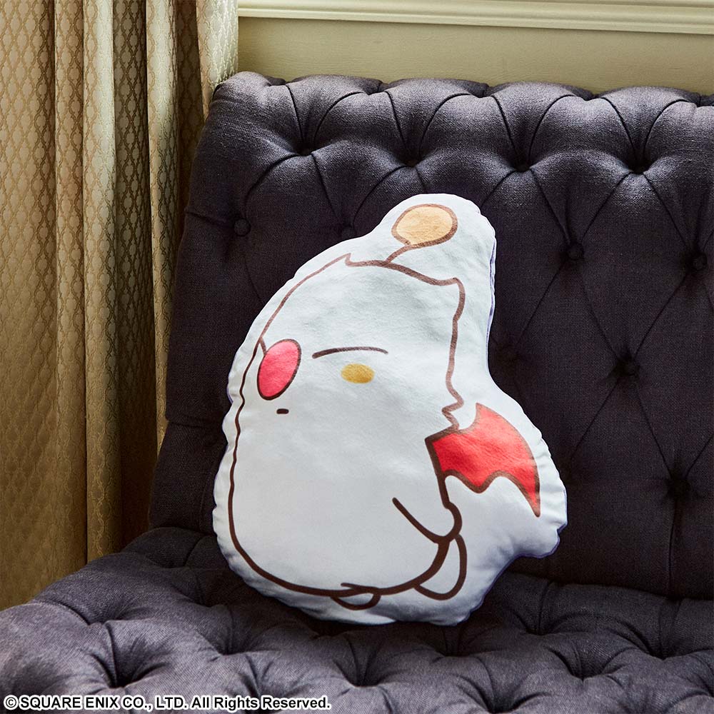 FINAL FANTASY Fluffy Fluffy Die-cut Cushion - MOOGLE