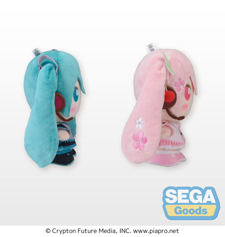 moipon "Hatsune Miku Series" MP Plush "Hatsune Miku & Sakura Miku"