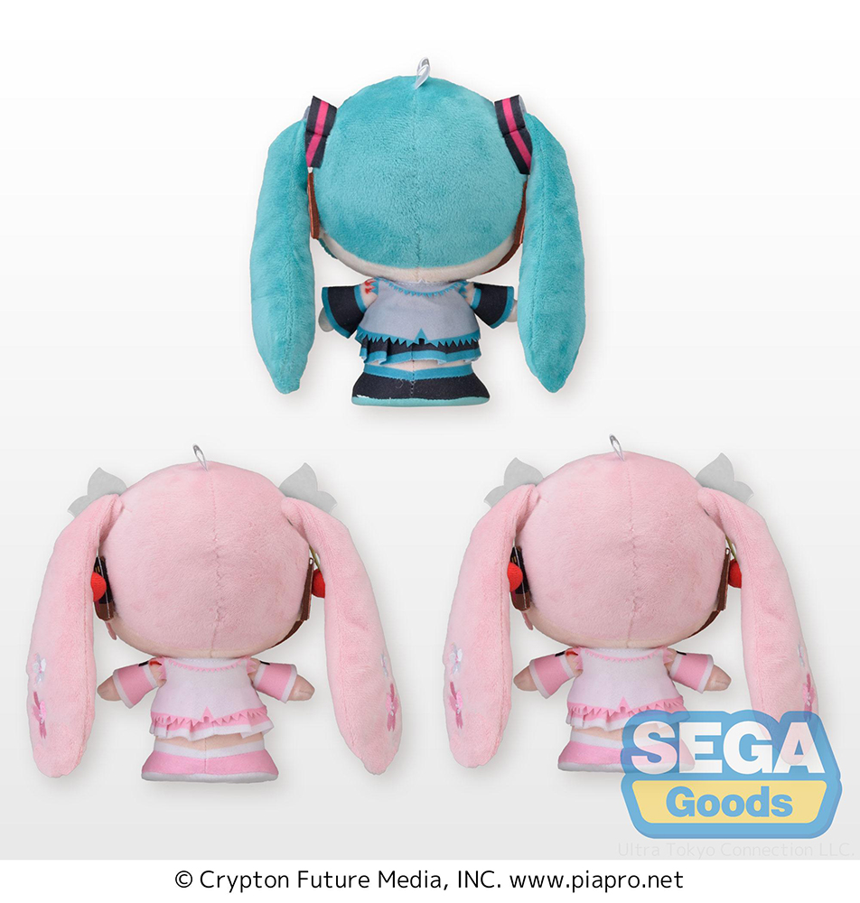 moipon "Hatsune Miku Series" MP Plush "Hatsune Miku & Sakura Miku"