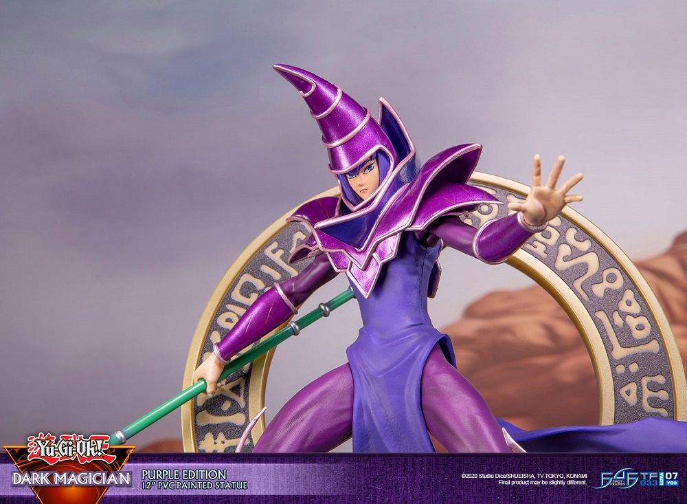 Yu-Gi-Oh! Dark Magician PVC Statue (Purple Variant)