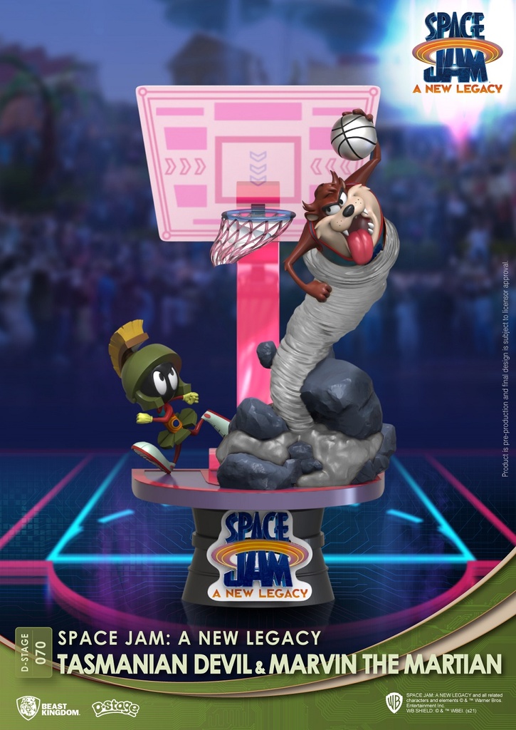 DS-070-CB-SPACE JAM: A NEW LEGACY-TASMANIAN DEVIL & MARVIN THE MARTIAN CLOSE BOX