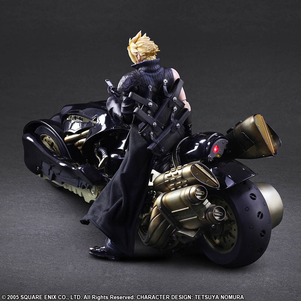 FINAL FANTASY® VII ADVENT CHILDREN PLAY ARTS KAI - Cloud Strife & Fenrir