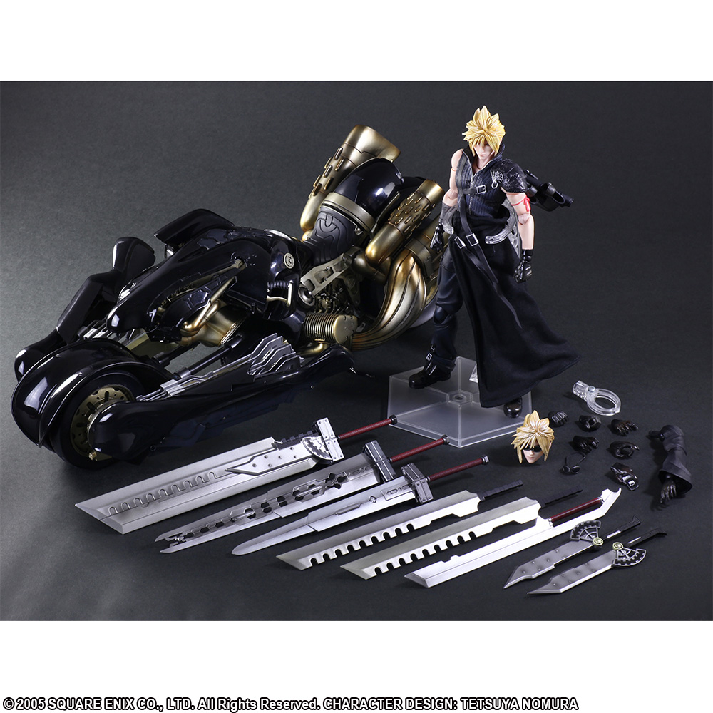 FINAL FANTASY® VII ADVENT CHILDREN PLAY ARTS KAI - Cloud Strife & Fenrir