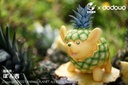 ANIMAL PLANET X DODOWO VEGETABLE FAIRIES FIGURE COLLECTION PINEAPPLE POODLE