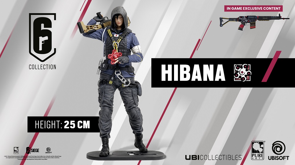 Rainbow Six Hibana with exclusive in game DLC PVC 1:8
