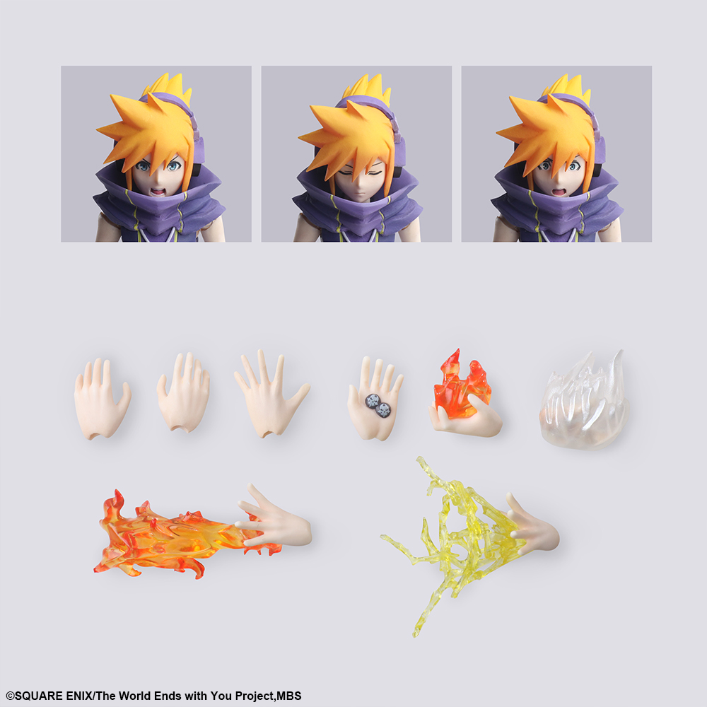 The World Ends with You The Animation BRING ARTS™ Action Figure - NEKU SAKURABA