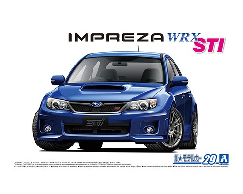 1/24 SUBARU GRB IMPREZA WRX STI '10