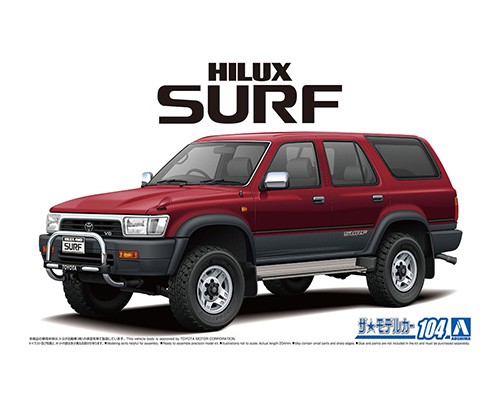 1/24 TOYOTA VZN130G HILUX SURF SSR-X WIDE BODY '91