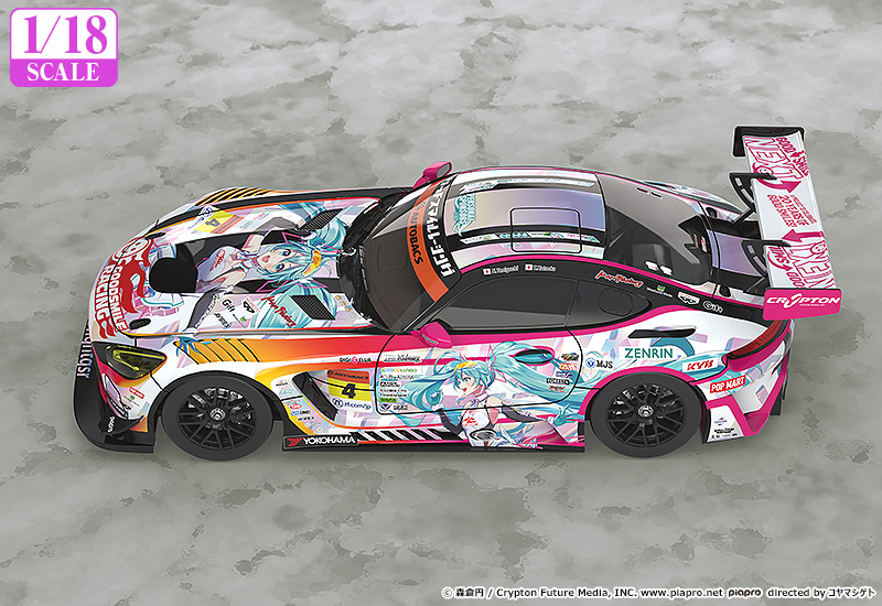 1/18th Scale Good Smile Hatsune Miku AMG 2021 SUPER GT Ver.