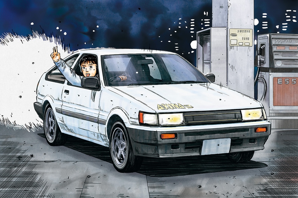 1/24 TAKEUCHI ITSUKI AE85 LEVIN(TOYOTA)