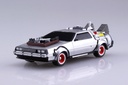 1/43 BACK TO THE FUTURE 1/43 Pullback DELOREAN from PART 3&Rail road