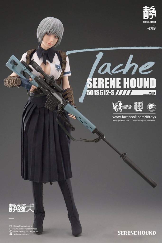 I8TOYS SERENE HOUND SERIES 501S612-S "TACHE" 1/6 SCALE ACTION FIGURE