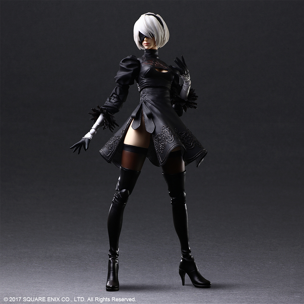 NieR:Automata® PLAY ARTS KAI™ Action Figure – 2B (YoRHa No. 2 Type B) DELUXE Ver.