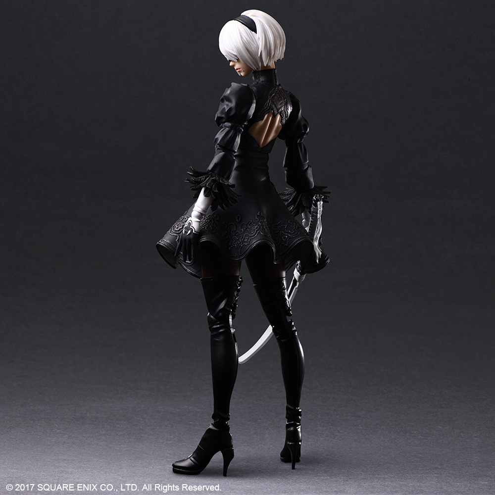 NieR:Automata® PLAY ARTS KAI™ Action Figure – 2B (YoRHa No. 2 Type B) DELUXE Ver.