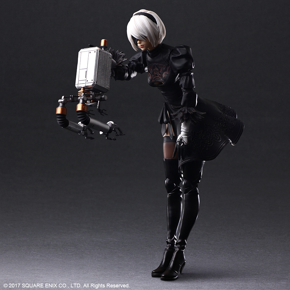 NieR:Automata® PLAY ARTS KAI™ Action Figure – 2B (YoRHa No. 2 Type B) DELUXE Ver.