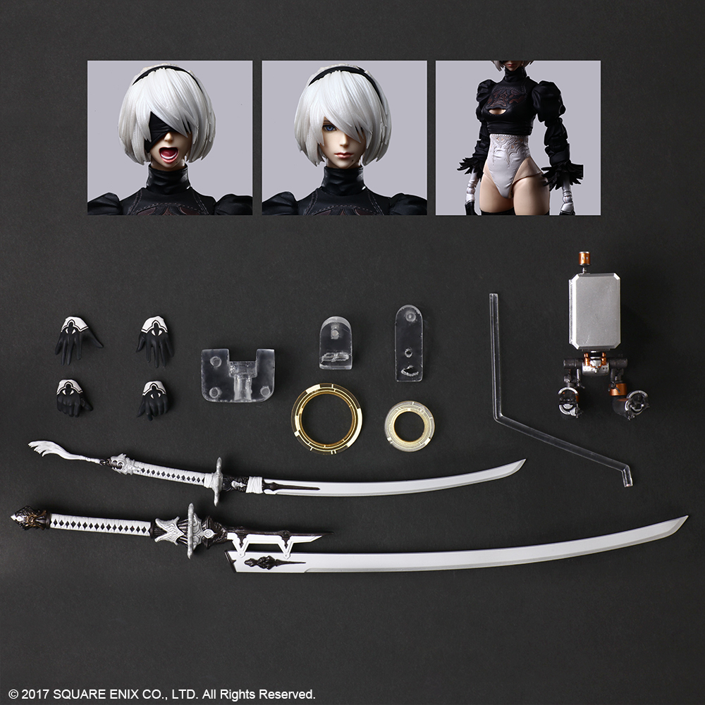 NieR:Automata® PLAY ARTS KAI™ Action Figure – 2B (YoRHa No. 2 Type B) DELUXE Ver.