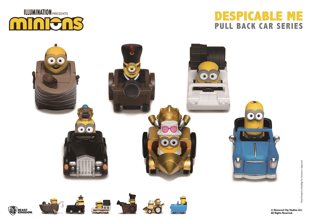 DMS -07 DESPICABLE ME SERIES PULL BACK CAR SET