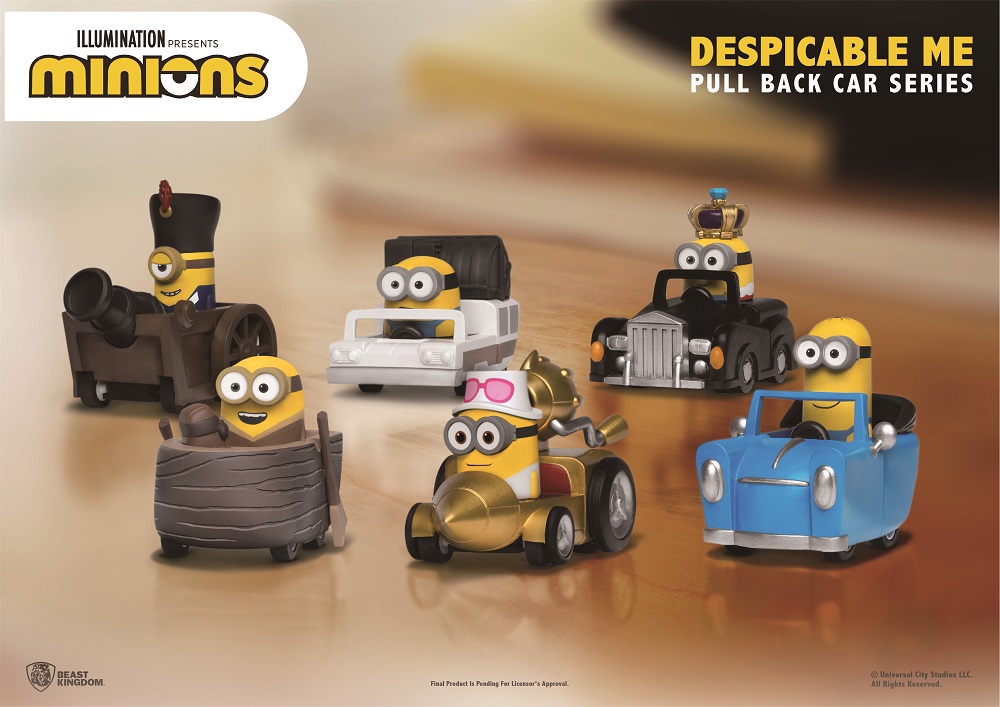 DMS -07 DESPICABLE ME SERIES PULL BACK CAR SET