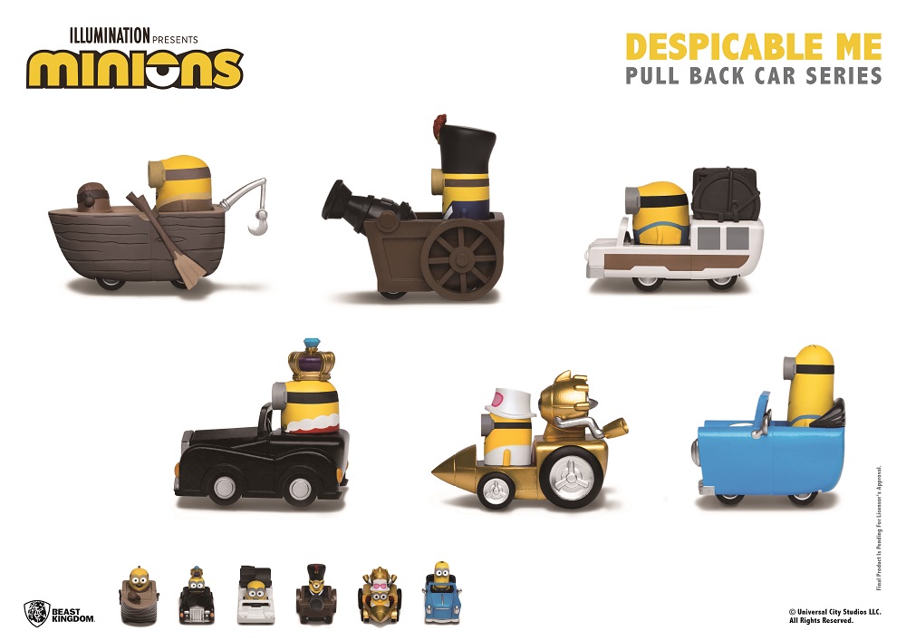 DMS -07 DESPICABLE ME SERIES PULL BACK CAR SET