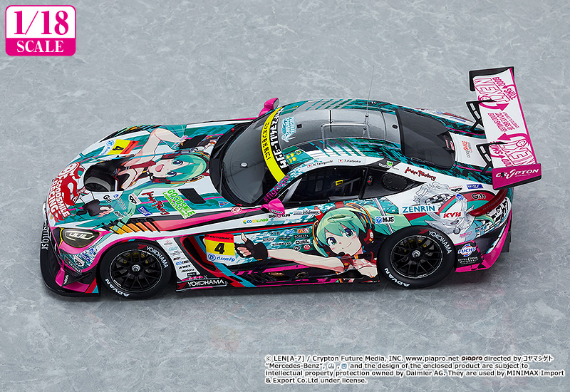 1/18th Scale Good Smile Hatsune Miku AMG 2020 SUPER GT Okayama Test Ver.