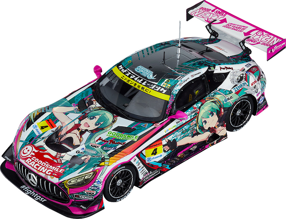 1/43rd Scale Good Smile Hatsune Miku AMG 2020 SUPER GT Okayama Test Ver.