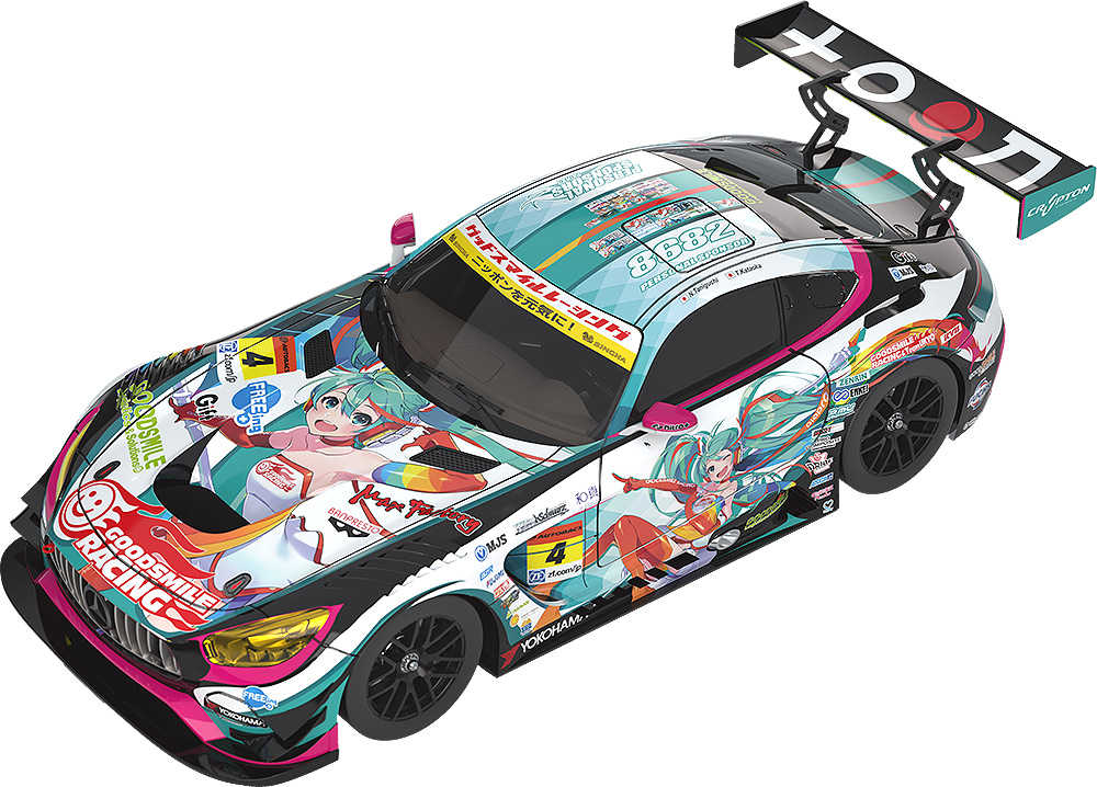 1/64 Scale Good Smile Hatsune Miku AMG 2016 SUPER GT Ver.