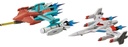 figma Galaxian Galaxip GFX-D001a / Galaga Fighter GFX-D002f
