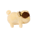 Puglie Pug Plush Medium With Hang Clip