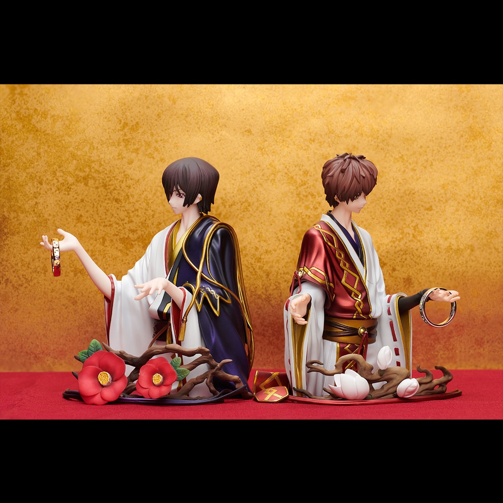 Statue and ring style Lelouch Lamperouge & Kururugi Suzaku SIZE 9）