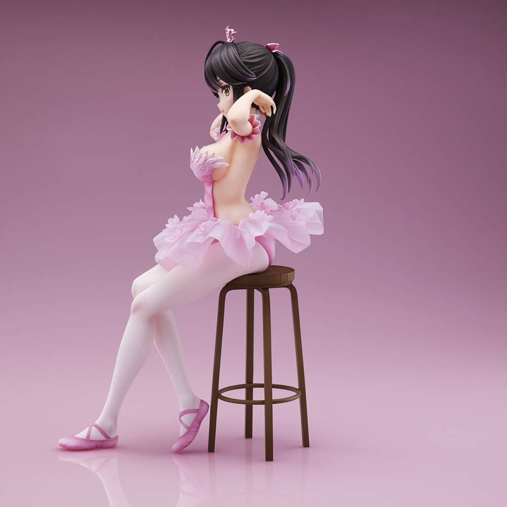Anmi Illustration "Flamingo Ballet Group" Ponytail Girl Complete Figure