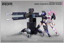 NUKE MATRIX "CYBER FORST FANTASY GIRLS" REMOTE ATTACK BATTLE BASE INFO TACTICIAN PLASTIC MODEL KIT