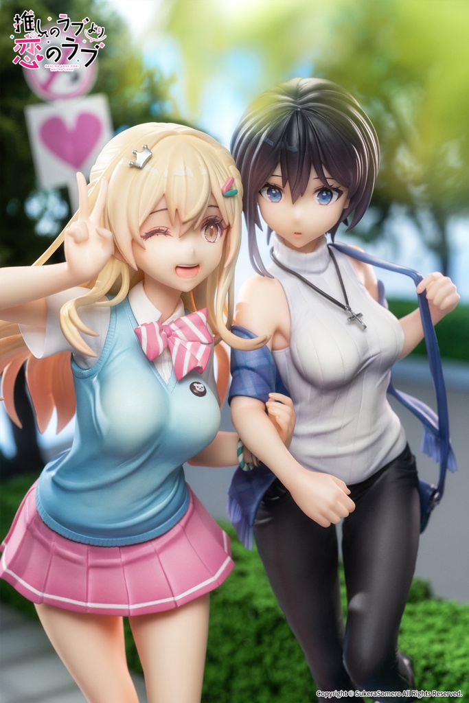 APEX  "OshiRabu:Waifus Over Husbandos" Ren Furutachi & Akuru Hayahoshi 1/7 Scale Figure Set of Two