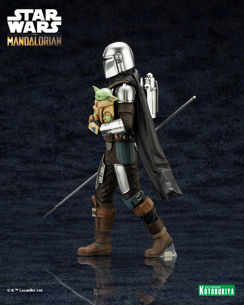 SW193_THE MANDALORIAN_ARTFX  MANDALORIANâ¢& GROGUâ¢ WITH BESKAR STAFF