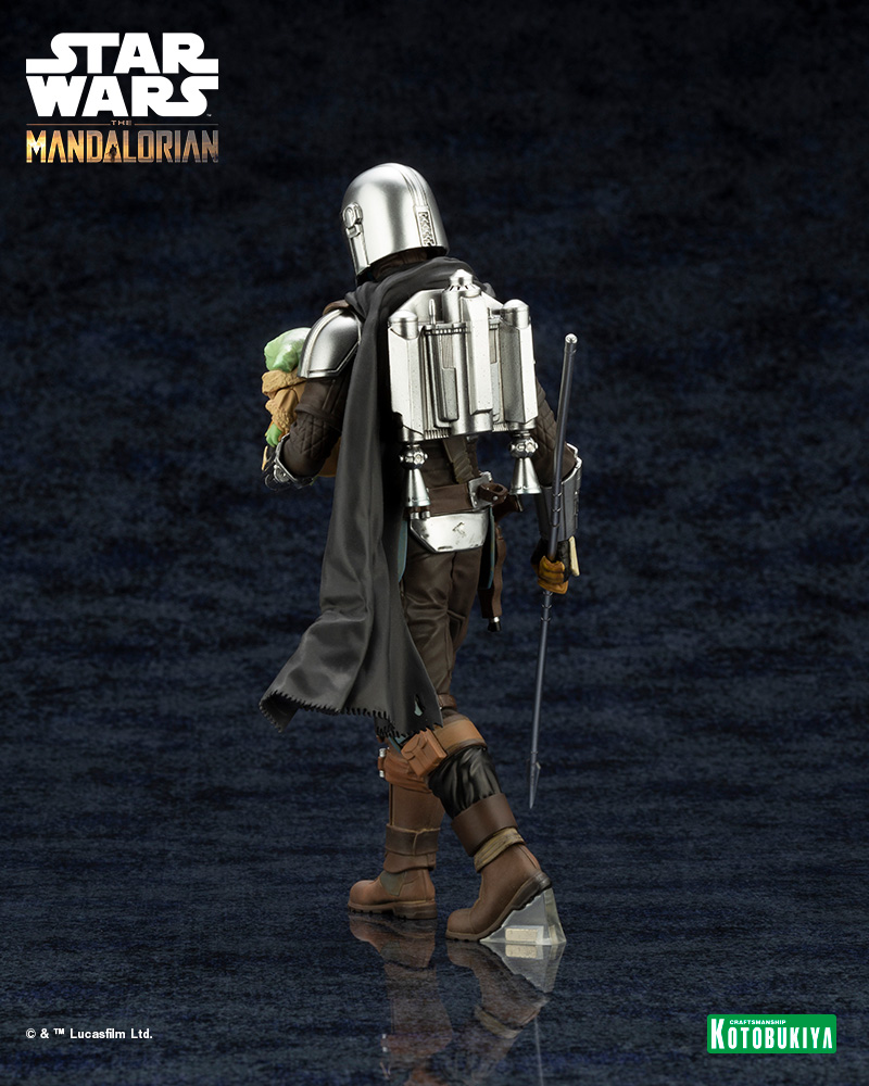 SW193_THE MANDALORIAN_ARTFX  MANDALORIANâ¢& GROGUâ¢ WITH BESKAR STAFF