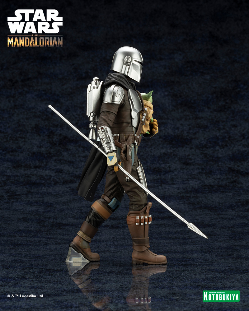 SW193_THE MANDALORIAN_ARTFX  MANDALORIANâ¢& GROGUâ¢ WITH BESKAR STAFF