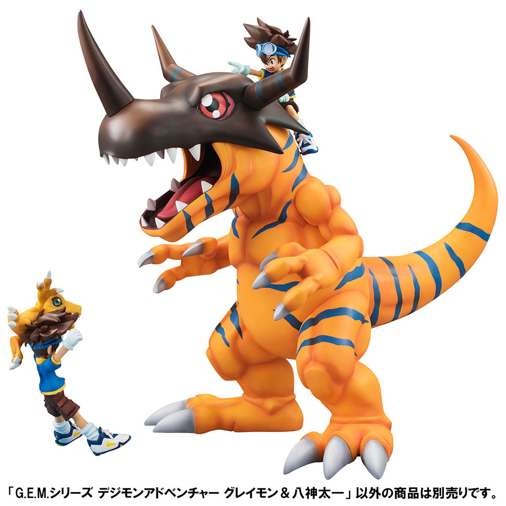 G.E.M. series Digimon Adventure Greymon & Taichi Yagami(repeat)