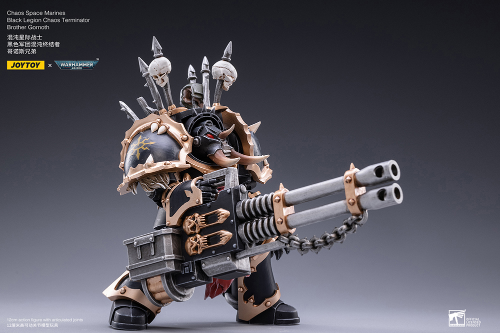 Warhammer 40K Black Legion Brother Gornoth 1/18 Scale Figure
