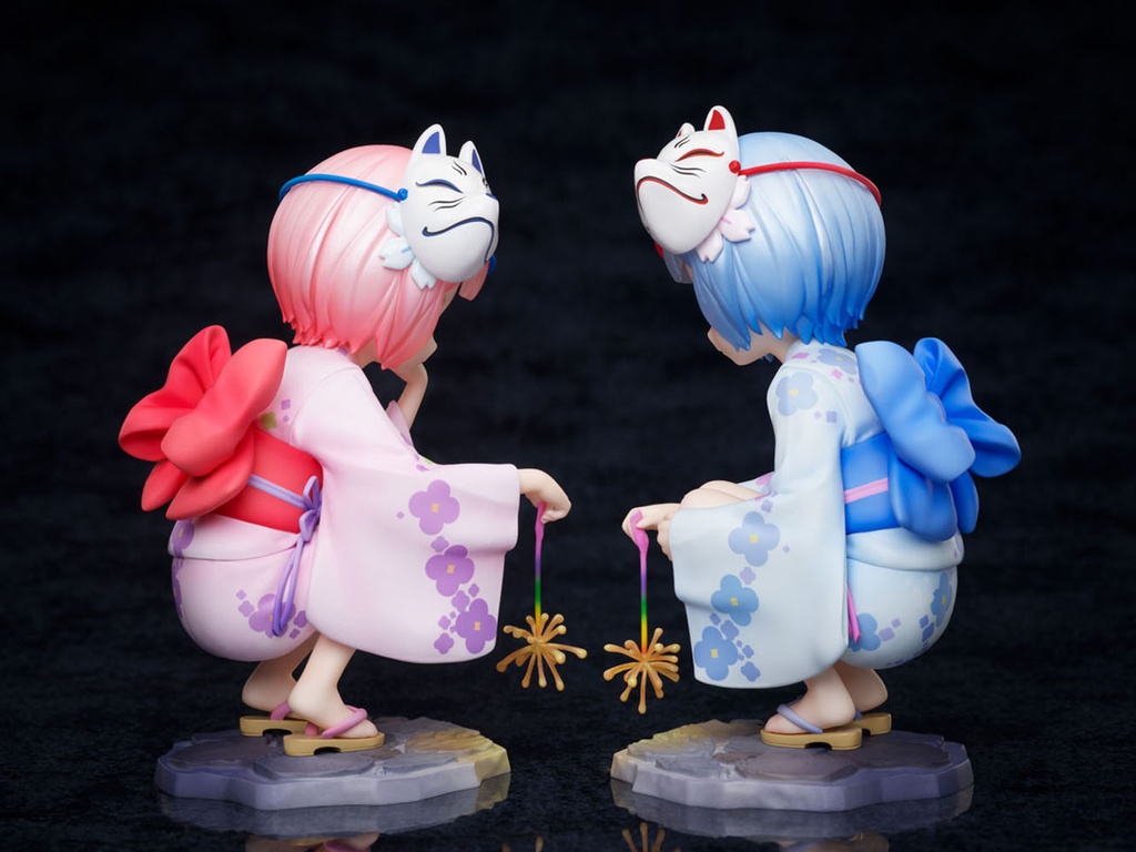 Re:ZERO -Starting Life in Another World Ram & Rem -Childhood Summer Memories- 1/7 Scale Figure