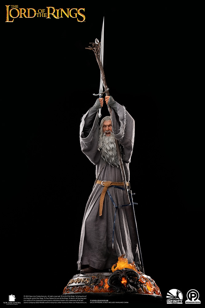 Infinity Studio X Penguin Toys Master Forge Series "The Lord of the Rings" Gandalf the Grey Premium edition