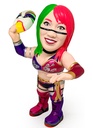 16d Collection 011: WWE ASUKA The Empress Mask Ver.(re-run)