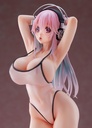 Super Sonico Super Sonico White Swimwear Style