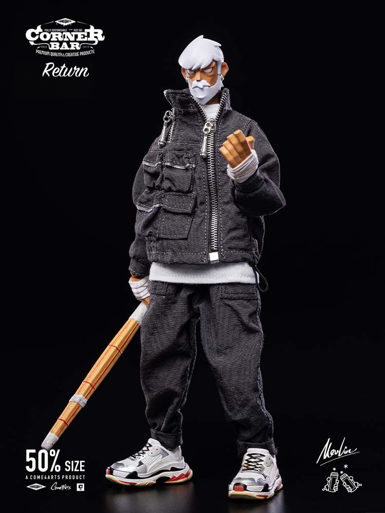 COME4ARTS CORNER BAR SERIES MERLIN 1:9 SCALE ACTION FIGURE