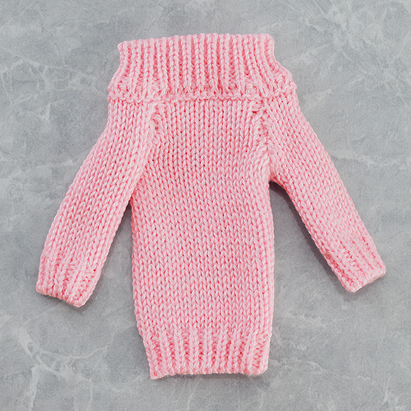 figma Styles Off-the-Shoulder Sweater Dress (Pink Beige)
