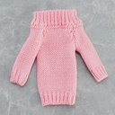 figma Styles Off-the-Shoulder Sweater Dress (Pink Beige)