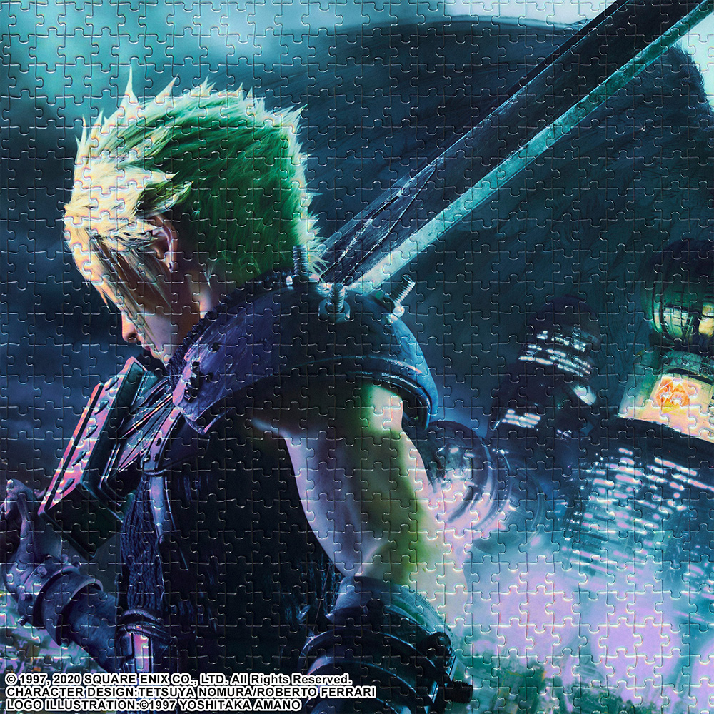 FINAL FANTASY VII REMAKE Premium Jigsaw Puzzle Cloud & Sephiroth Key Art - 1000 PIECE