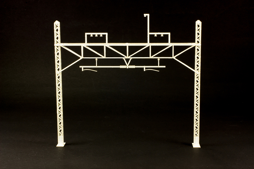 1/80 Scale Paper kit overhead wire pole (re-run)